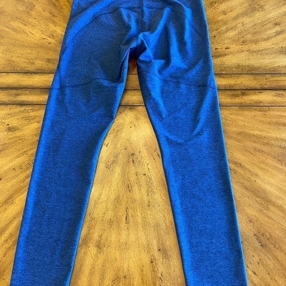 Outdoor Voices Warmup Legging Navy Blue Heathered Full Length Yoga L Large - Picture 4 of 11